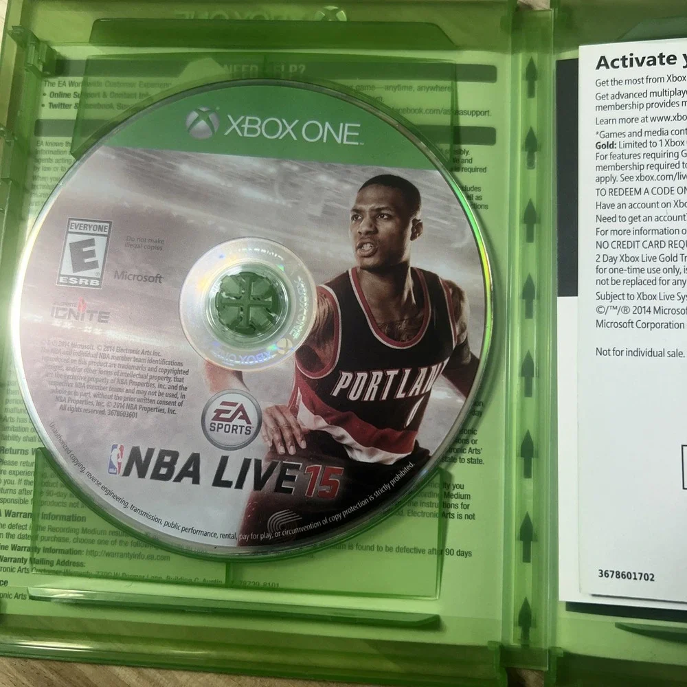 NBA Live 15 (Microsoft Xbox One, 2014)